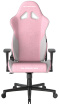 fotel gamingowy DXRacer GLADIATOR różowo-biały, materiał