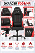 Fotel gamingowy DXRacer FORMULA OH/FD01/NR tkaninowy – do długiego siedzenia 8–12 h