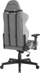 Fotel gamingowy DXRacer GLADIATOR szaro-biały, materiałowy – do długiego siedzenia 8–12 h