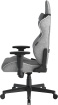 Fotel gamingowy DXRacer GLADIATOR szaro-biały, materiałowy – do długiego siedzenia 8–12 h