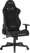 Fotel gamingowy DXRacer GLADIATOR, czarny, tkaninowy – do długiego siedzenia 8–12 h