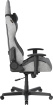 Fotel gamingowy DXRacer FORMULA szaro-czarny, tkaninowy – do długiego siedzenia 8–12 h