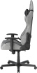 Fotel gamingowy DXRacer FORMULA szaro-czarny, tkaninowy – do długiego siedzenia 8–12 h