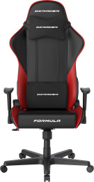 Fotel gamingowy DXRacer Formula czarno-czerwony, ekoskóra gallery main image