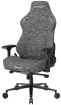 Fotel gamingowy DXRacer CRAFT XL szary, materiałowy – do długiego siedzenia 8–12 h
