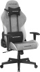 Fotel gamingowy DXRacer PRINCE szaro-biały, materiałowy