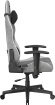 Fotel gamingowy DXRacer PRINCE szaro-biały, materiałowy