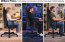 Fotel gamingowy DXRacer PRINCE, czarny, tkaninowy – do długiego siedzenia 8–12 h