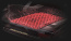 Fotel gamingowy DXRacer MARTIAN XL Triangle z elektrycznym sterowaniem, masażem i wentylacją, czarno-czerwony